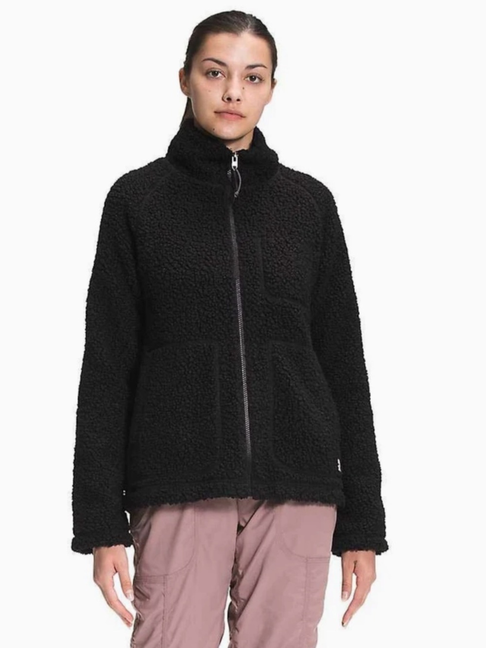 The North Face Ridge Fleece Full-Zip Hoodie
Black
Women's Size Large
